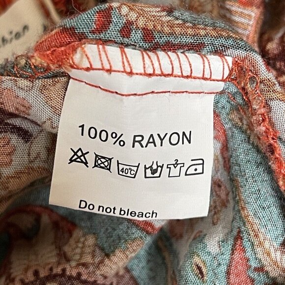 Love Welove Fashion Summer Jogger Womens 2XL Elastic High Waist Boho Hippie - Picture 7 of 11